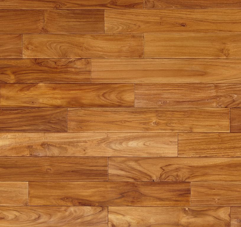 Parquet massif TECK 90 AUTHENTIQUE, teck naturel, huilé, larg. 9.00 cm