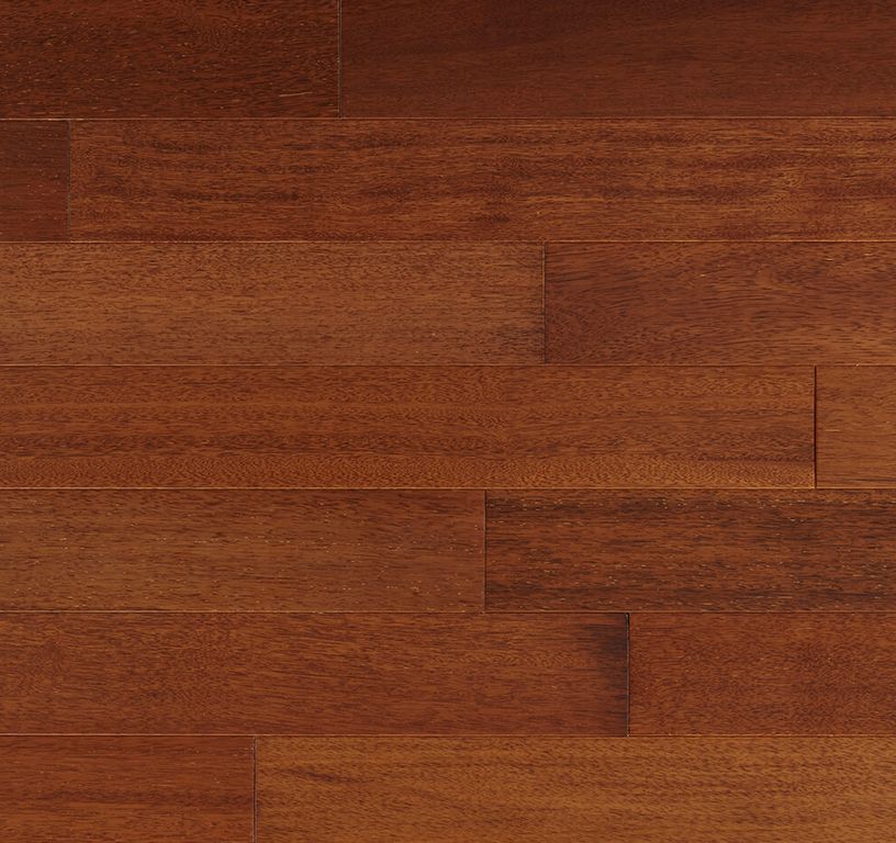 Parquet massif MERBAU 120, merbau marron foncé, verni, larg. 12.00 cm