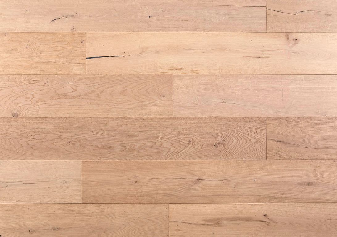 Revêtement sol bois WOOD & STONE CHENE VINTAGE, chêne naturel, verni, larg. 19.00 cm