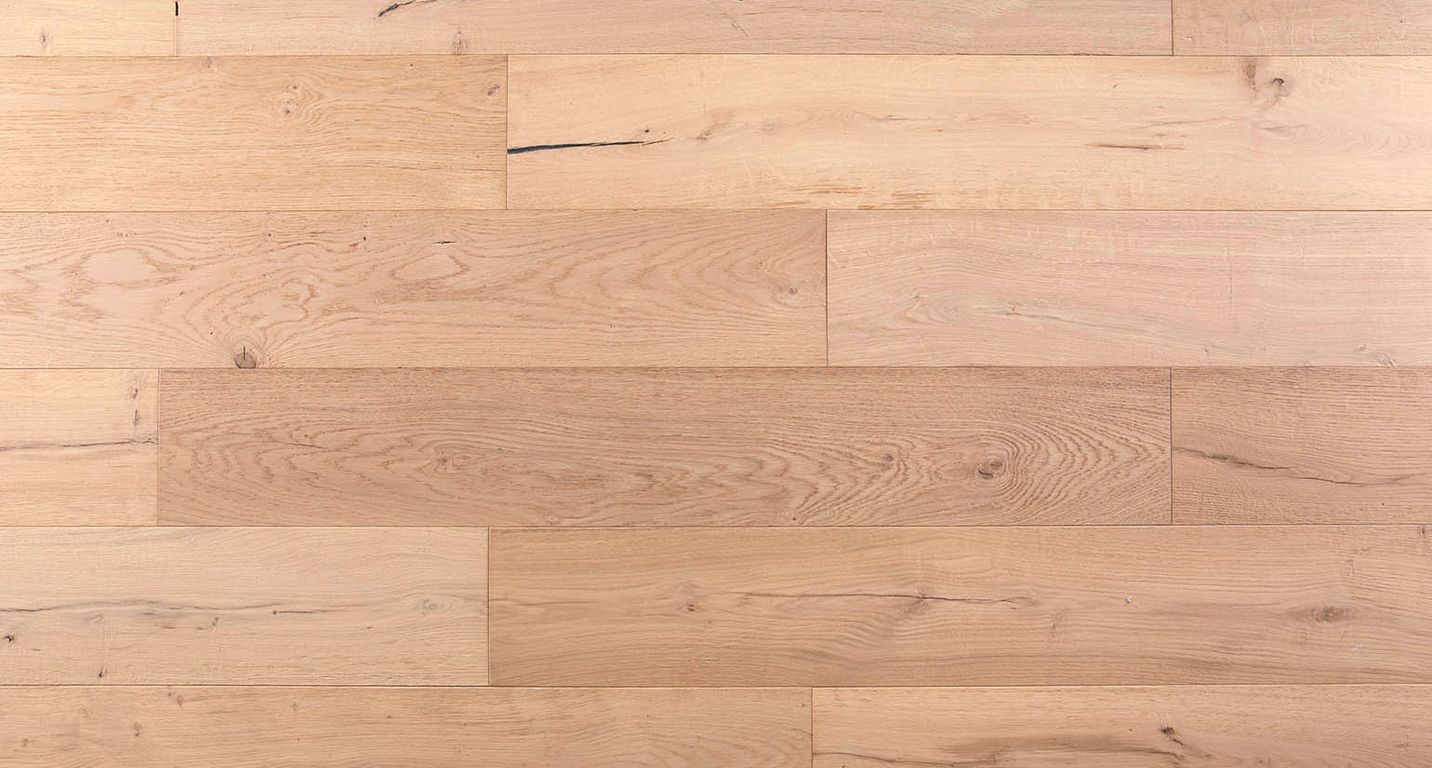 Revêtement sol bois WOOD & STONE CHENE VINTAGE, chêne naturel, verni, larg. 19.00 cm