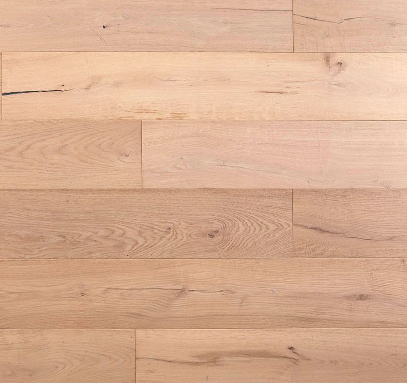 Revêtement sol bois WOOD & STONE CHENE VINTAGE, chêne naturel, verni, larg. 19.00 cm