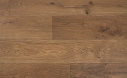 Revêtement sol bois WOOD & STONE, chêne marron foncé, verni, larg. 19.00 cm
