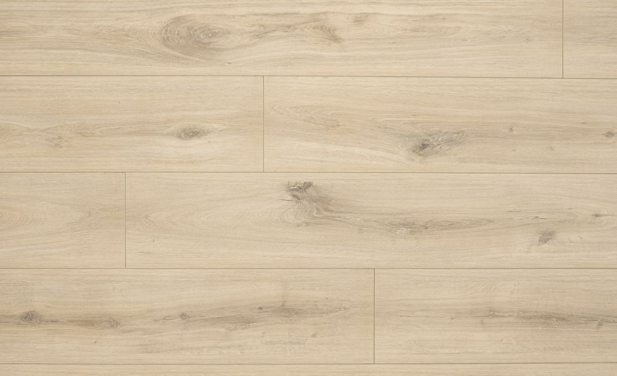 Sol stratifié ORGANIC BIS , aspect Bois Chêne marron Ontario, lame 19.20 x 128.50 cm