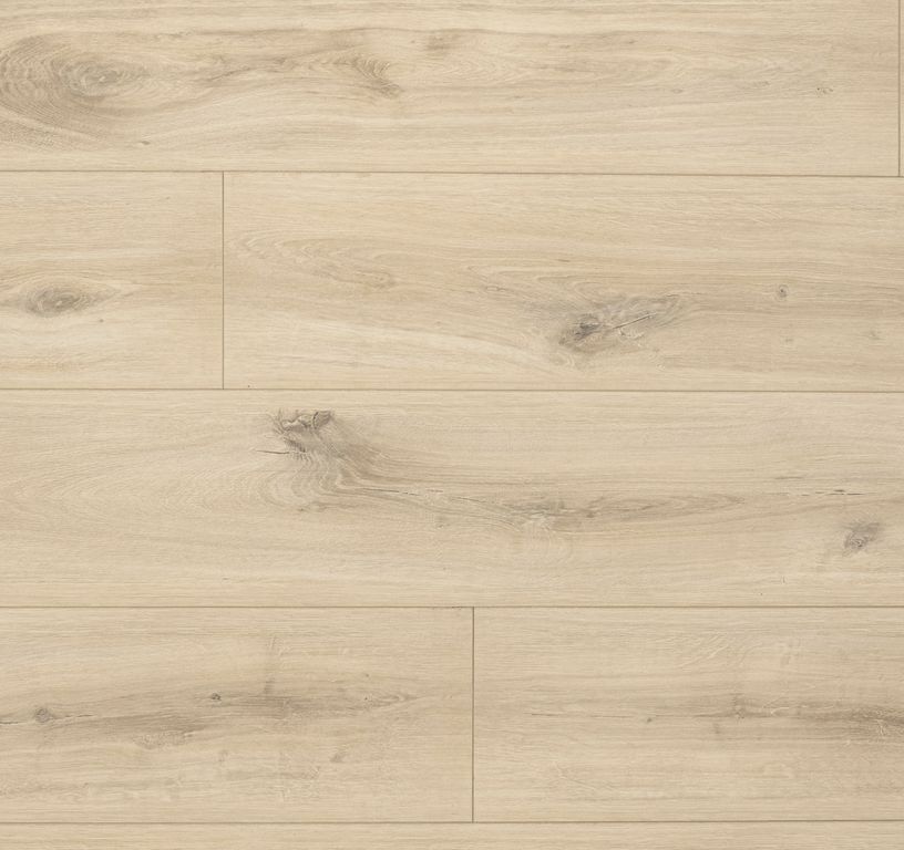 Sol stratifié ORGANIC BIS , aspect Bois Chêne marron Ontario, lame 19.20 x 128.50 cm