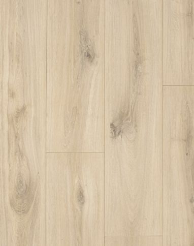 Sol stratifié ORGANIC BIS , aspect Bois Chêne marron Ontario, lame 19.20 x 128.50 cm