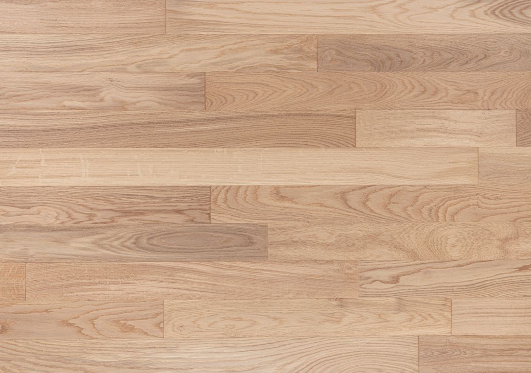 Parquet contrecollé MAJESTE CLIC 90 CHENE VINTAGE, chêne naturel, verni, larg. 9.00 cm