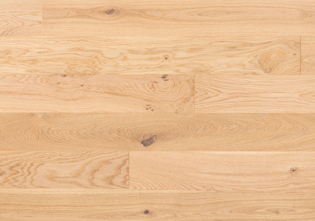 Parquet contrecollé MAJESTE CLIC 139 CHENE VINTAGE, chêne naturel, verni, larg. 13.90 cm