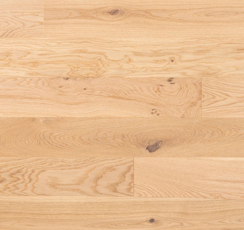 Parquet contrecollé MAJESTE CLIC 139 CHENE VINTAGE, chêne naturel, verni, larg. 13.90 cm