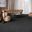 Moquette velours Superbe 4M, col gris anthracite , rouleau 4.00 m