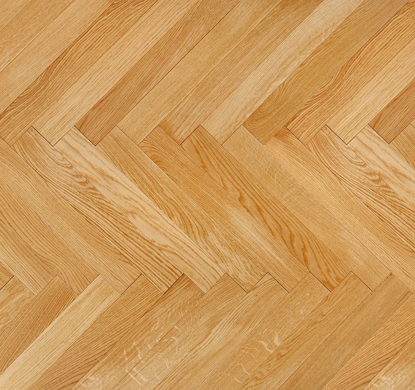 Parquet massif CHENE PREMIER CHENE EXCLUSIF , chêne miel, verni, larg. 7.00 cm