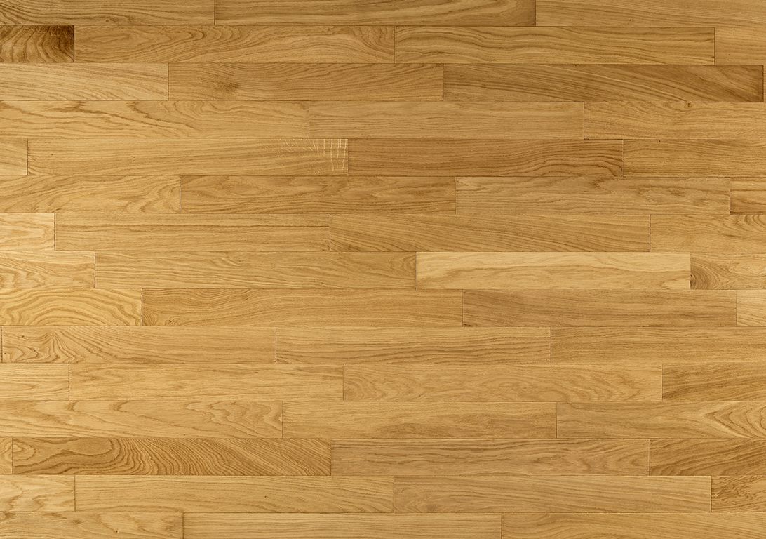 Parquet massif CHENE PREMIER CHENE EXCLUSIF , chêne naturel, verni, larg. 7.00 cm