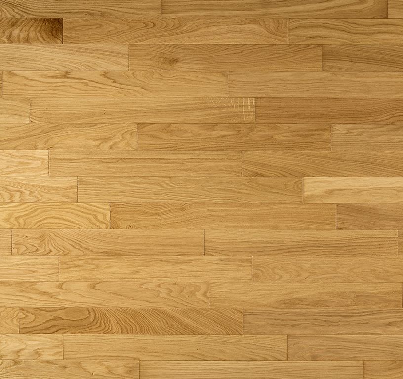Parquet massif CHENE PREMIER CHENE EXCLUSIF , chêne naturel, verni, larg. 7.00 cm