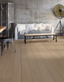 Parquet contrecollé RENO 170 CHENE AUTHENTIQUE, chêne blanc, huilé, larg. 17.00 cm