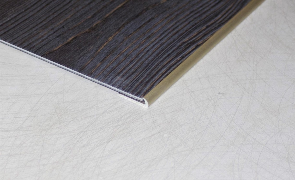 Barre de seuil SEUIL PERCE 8635 CERAMIN  SABLE 270, Aluminium, décor sable, l.2.50 x L. 270.00 cm
