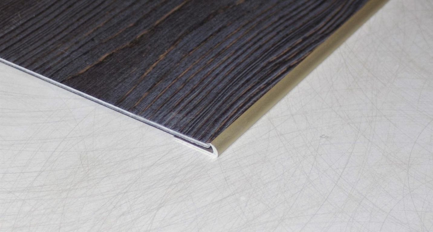 Barre de seuil SEUIL PERCE 8635 CERAMIN , aluminium, décor sable, l.2.50 x L. 270.00 cm