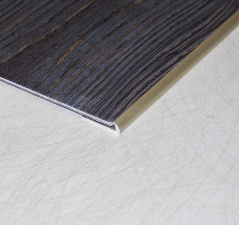 Barre de seuil SEUIL PERCE 8635 CERAMIN , aluminium, décor sable, l.2.50 x L. 270.00 cm