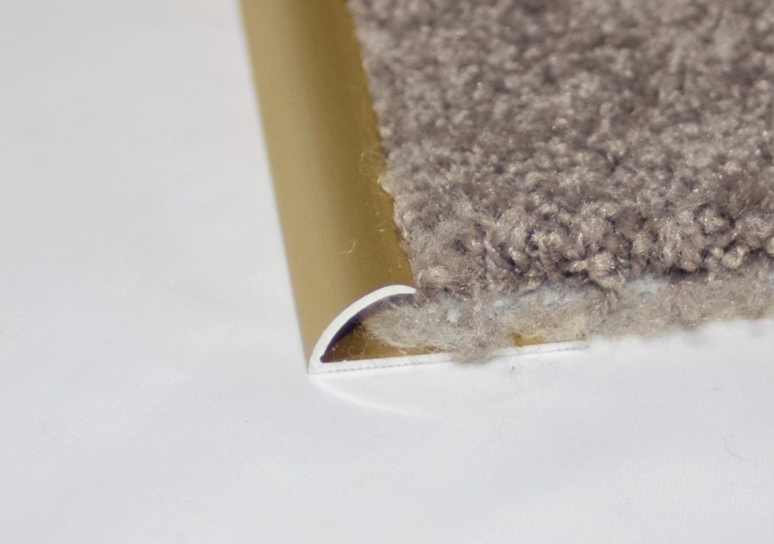 Barre de seuil SEUIL A PINCEMENT 8447 K , aluminium, décor or, l.2.60 x L. 270.00 cm