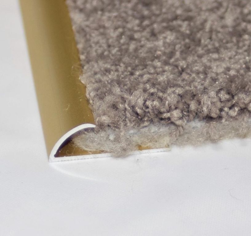 Barre de seuil SEUIL A PINCEMENT 8447 K , aluminium, décor or, l.2.60 x L. 270.00 cm