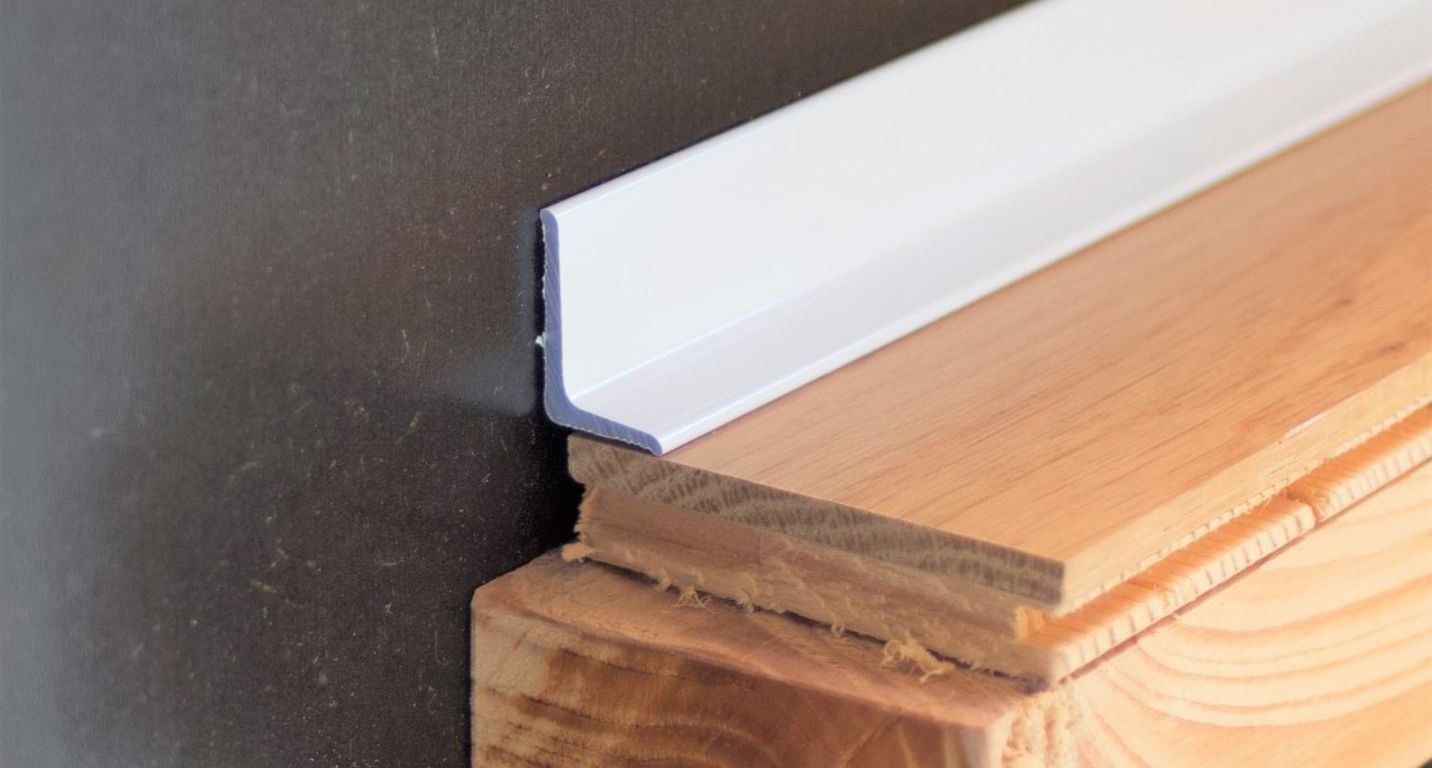 Profilé d'arrêt CORNIERE ADH 8550 SK , aluminium, décor aluminium blanc, l.1.20 x L. 270.00 cm