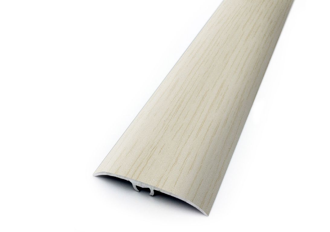 Barre de seuil HARMONY 41 , aluminium, décor taiga, l.4.10 x L. 270.00 cm