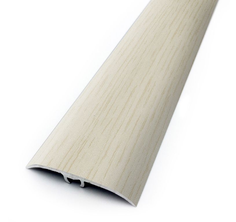 Barre de seuil HARMONY 41 , aluminium, décor taiga, l.4.10 x L. 270.00 cm