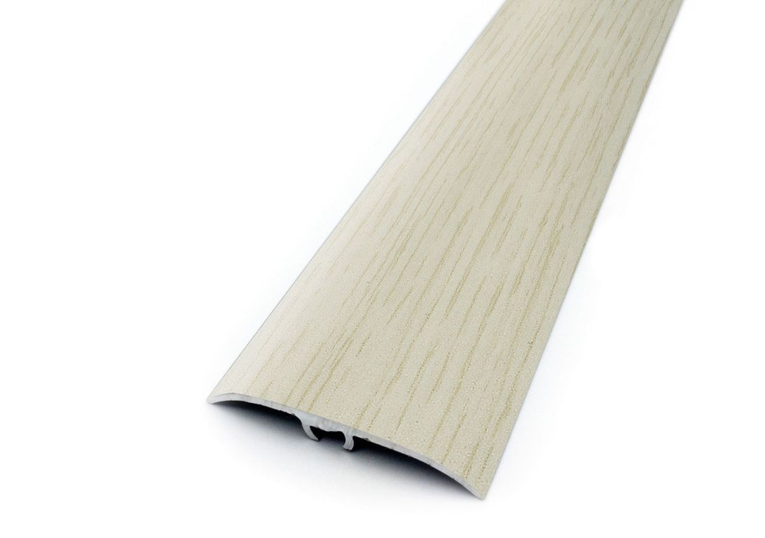 Barre de seuil HARMONY 41 , aluminium, décor taiga, l.4.10 x L. 93.00 cm