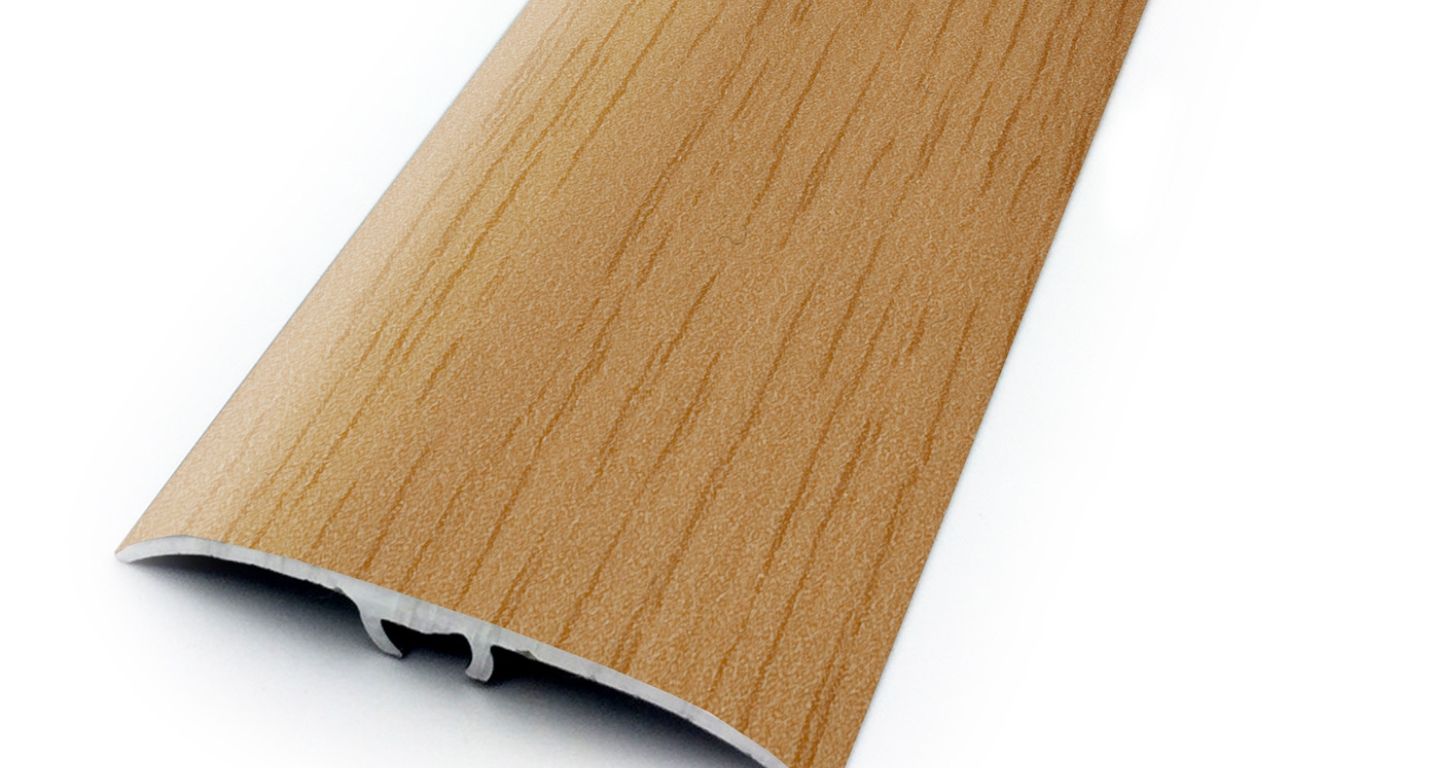 Barre de seuil HARMONY 41 , aluminium, décor , l.4.10 x L. 270.00 cm