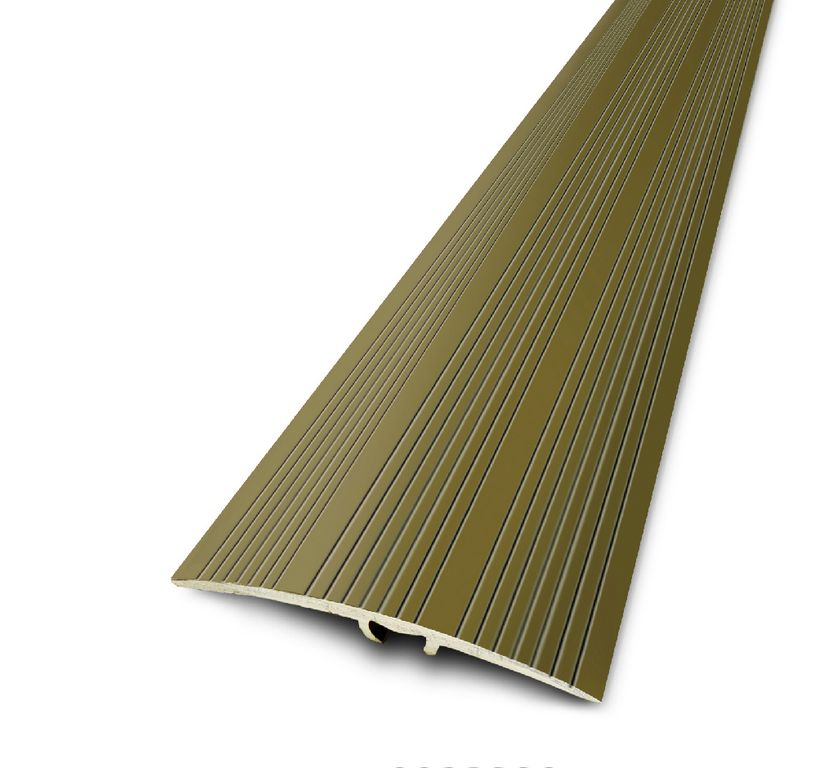 Barre de seuil HARMONY 47 , aluminium, décor titan strié, l.4.70 x L. 93.00 cm