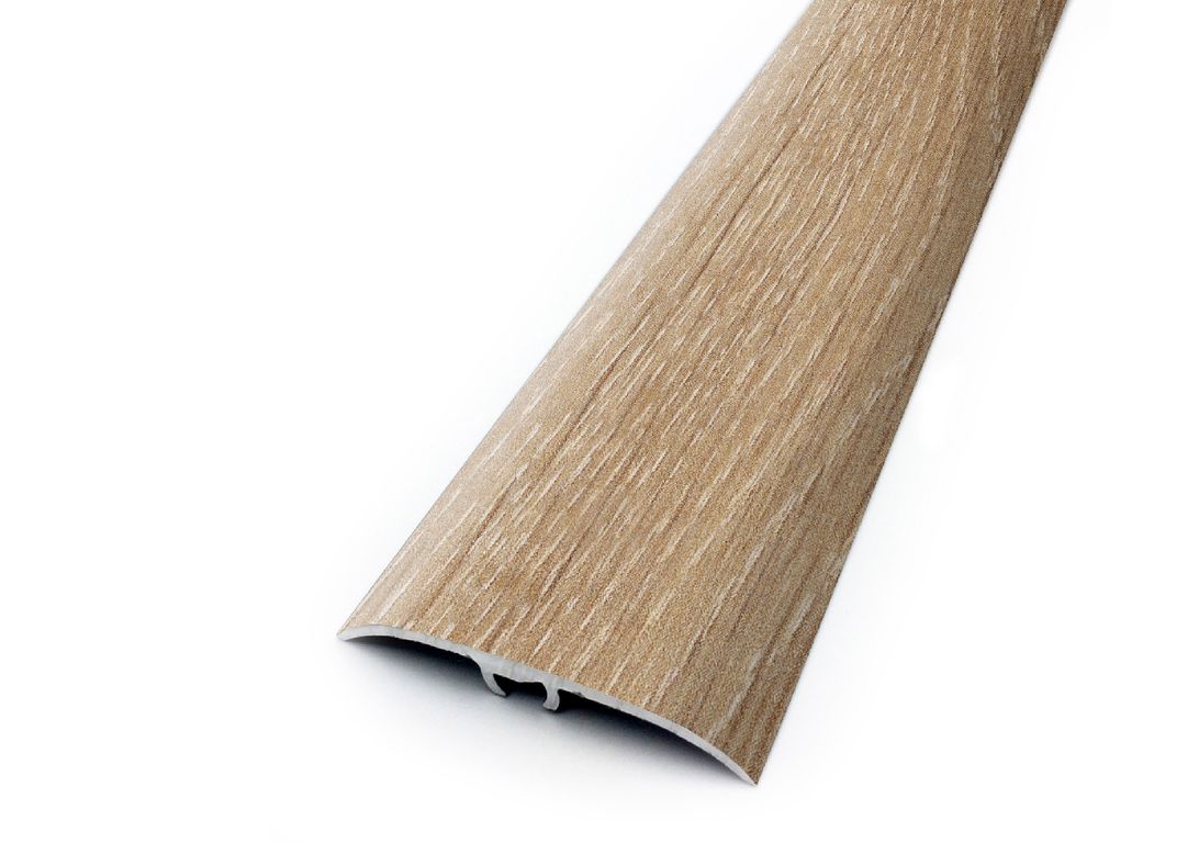 Barre de seuil HARMONY 41 , aluminium, décor chêne lavé , l.4.10 x L. 93.00 cm