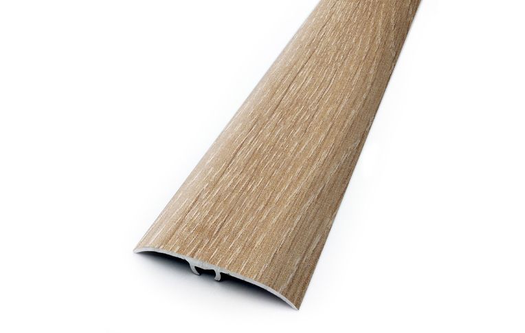 Barre de seuil HARMONY 41 , aluminium, décor chêne lavé , l.4.10 x L. 270.00 cm