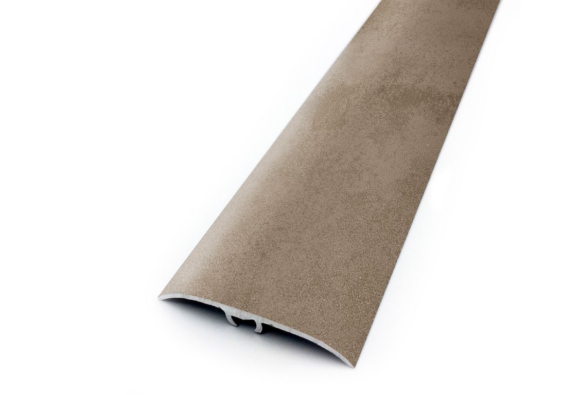 Barre de seuil HARMONY 41 , aluminium, décor béton gris, l.4.10 x L. 270.00 cm