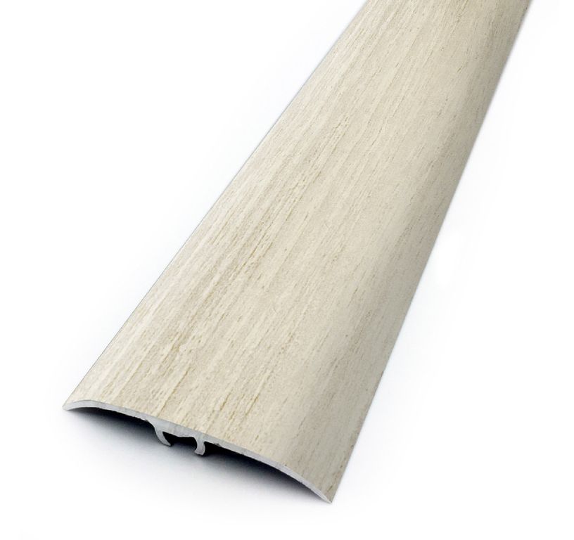 Barre de seuil HARMONY 41 , aluminium, décor chataignier , l.4.10 x L. 270.00 cm