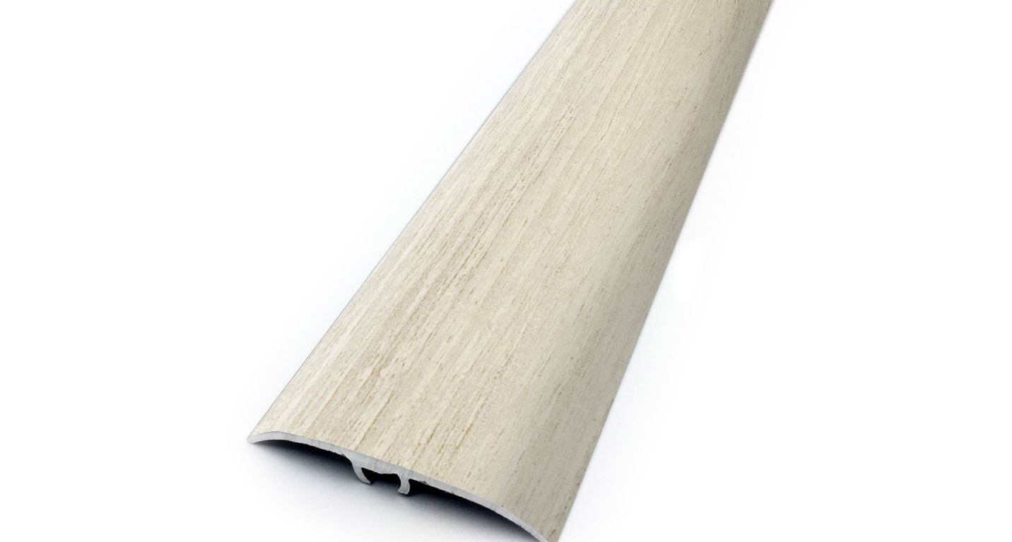 Barre de seuil HARMONY 41 , aluminium, décor chataignier , l.4.10 x L. 93.00 cm