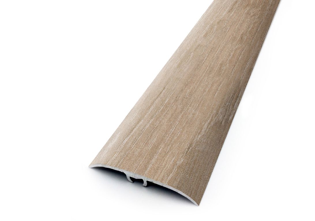 Barre de seuil HARMONY 41 , aluminium, décor chêne clair , l.4.10 x L. 270.00 cm