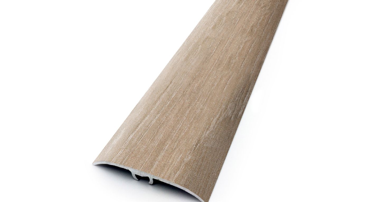 Barre de seuil HARMONY 41 , aluminium, décor chêne clair , l.4.10 x L. 270.00 cm