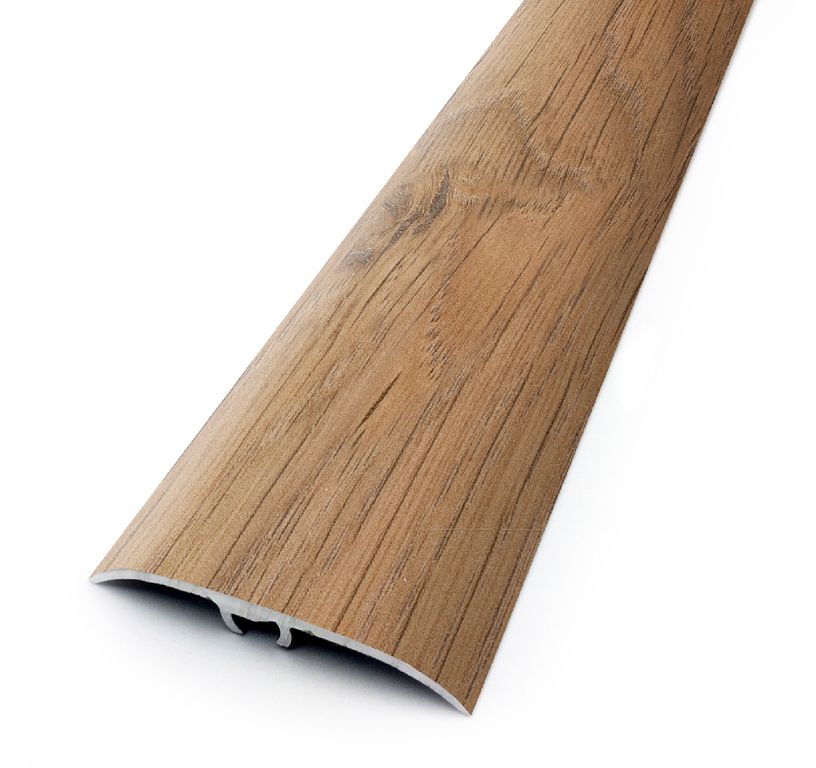 Barre de seuil HARMONY 41 , aluminium, décor chêne doré , l.4.10 x L. 270.00 cm