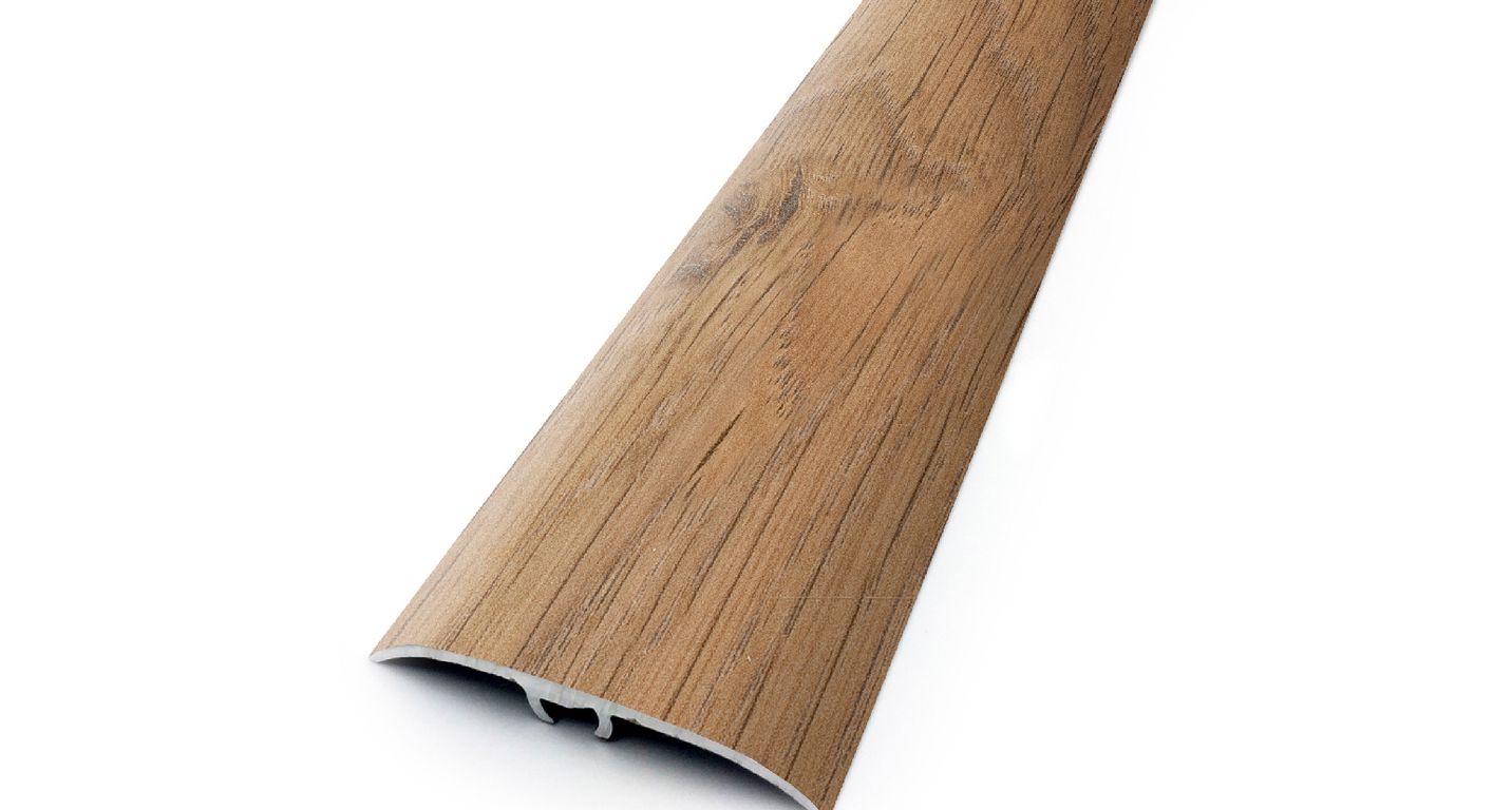 Barre de seuil HARMONY 41 , aluminium, décor chêne doré , l.4.10 x L. 93.00 cm