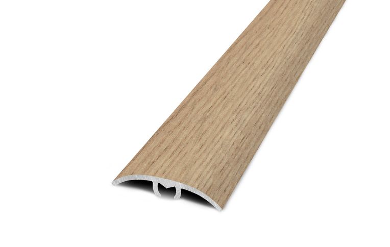 Barre de seuil HARMONY 30 , aluminium, décor chêne naturel, l.3.00 x L. 93.00 cm