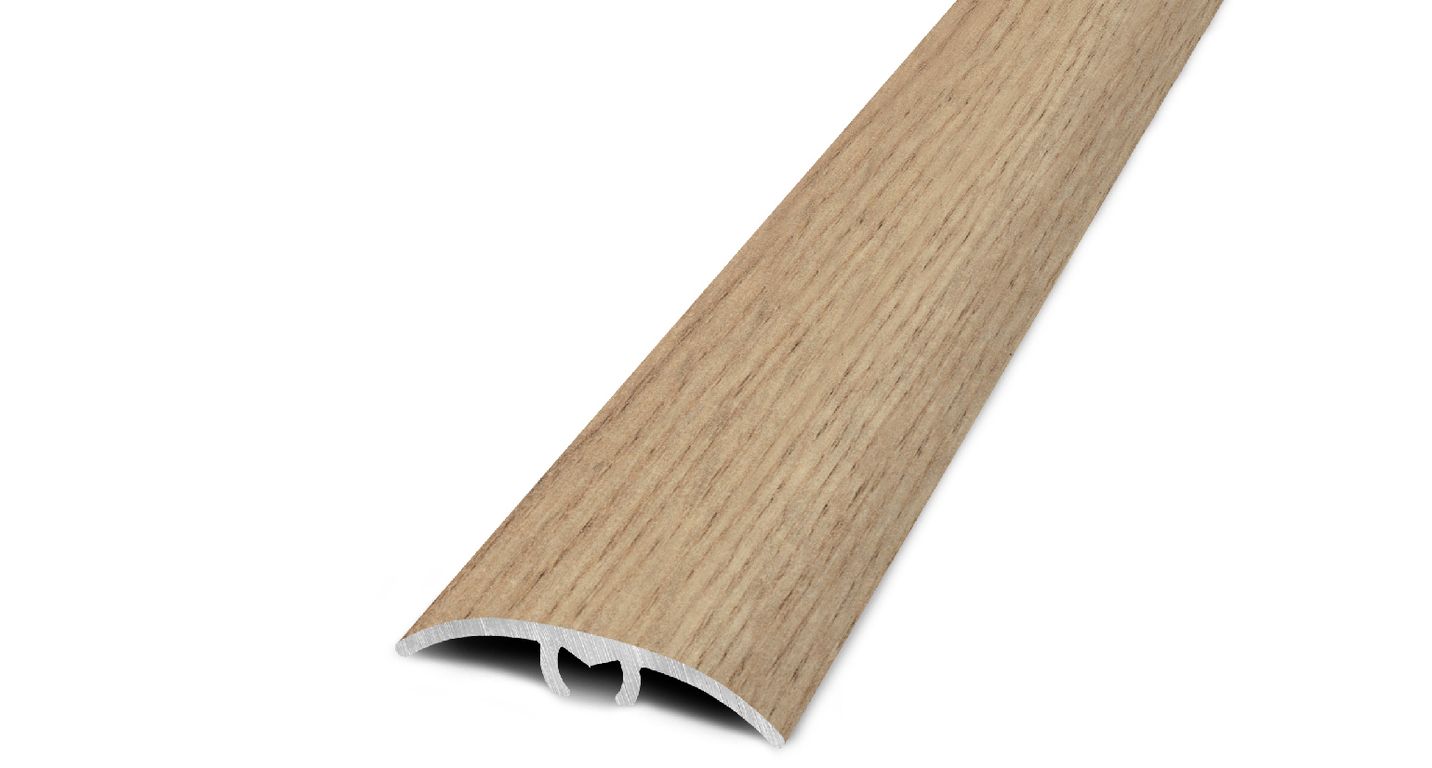 Barre de seuil HARMONY 30 , aluminium, décor chêne naturel, l.3.00 x L. 93.00 cm