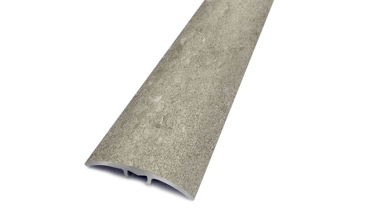 Barre de seuil HARMONY 30  Artonite clair, Aluminium, décor Pierre, l.3.00 x L. 93.00 cm