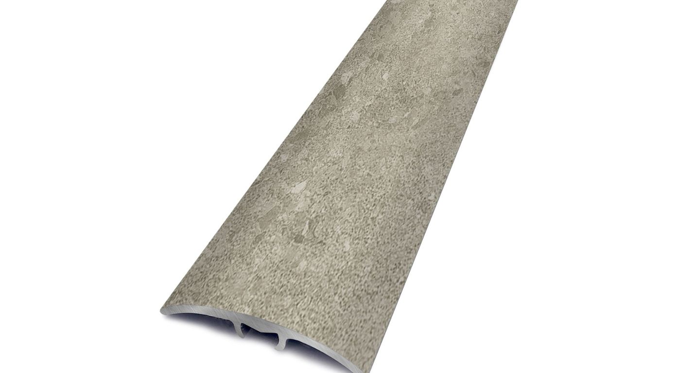 Barre de seuil HARMONY 30 , aluminium, décor Pierre, l.3.00 x L. 93.00 cm