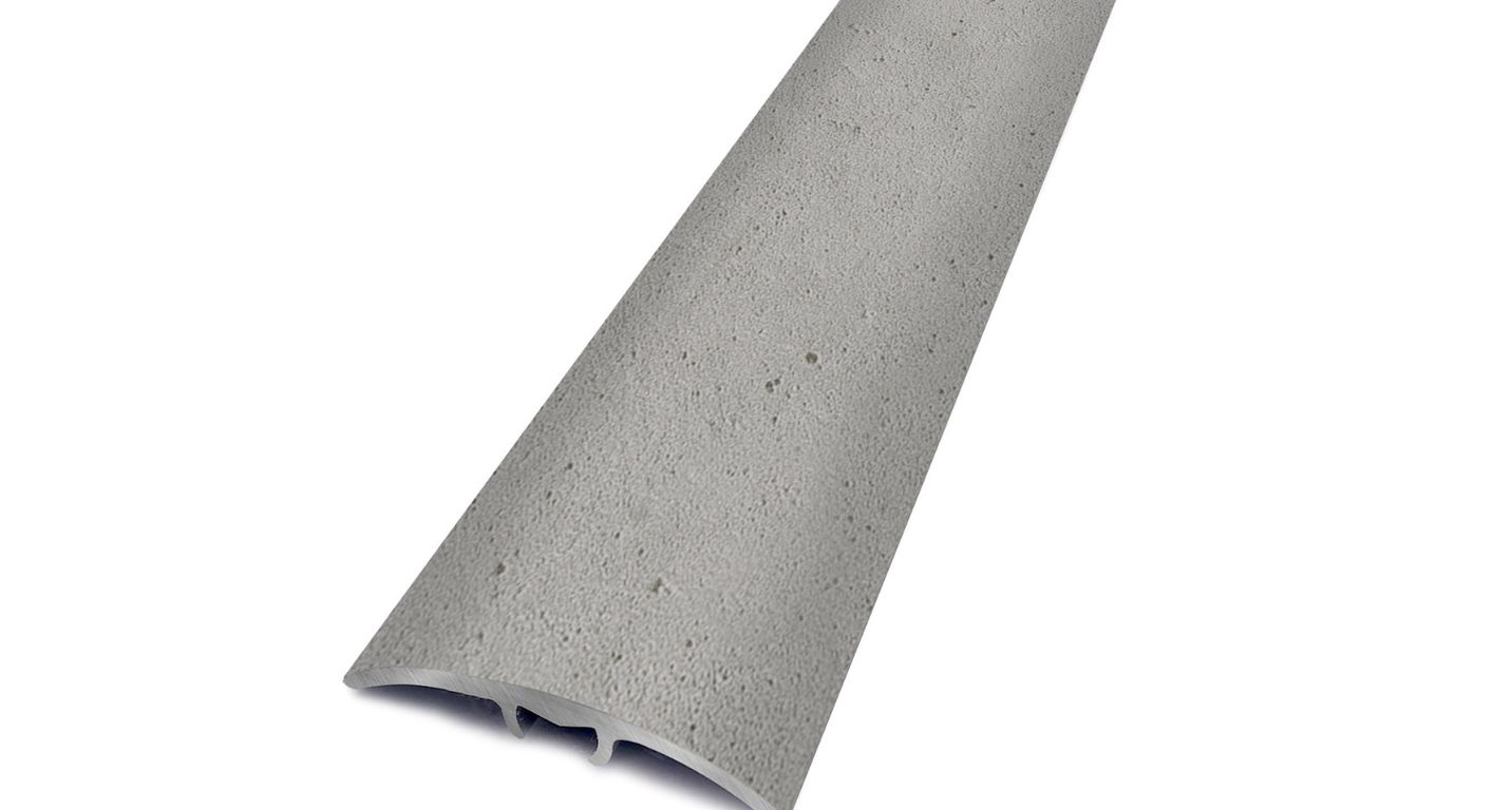 Barre de seuil HARMONY 30 , aluminium, décor Béton gris clair, l.3.00 x L. 93.00 cm