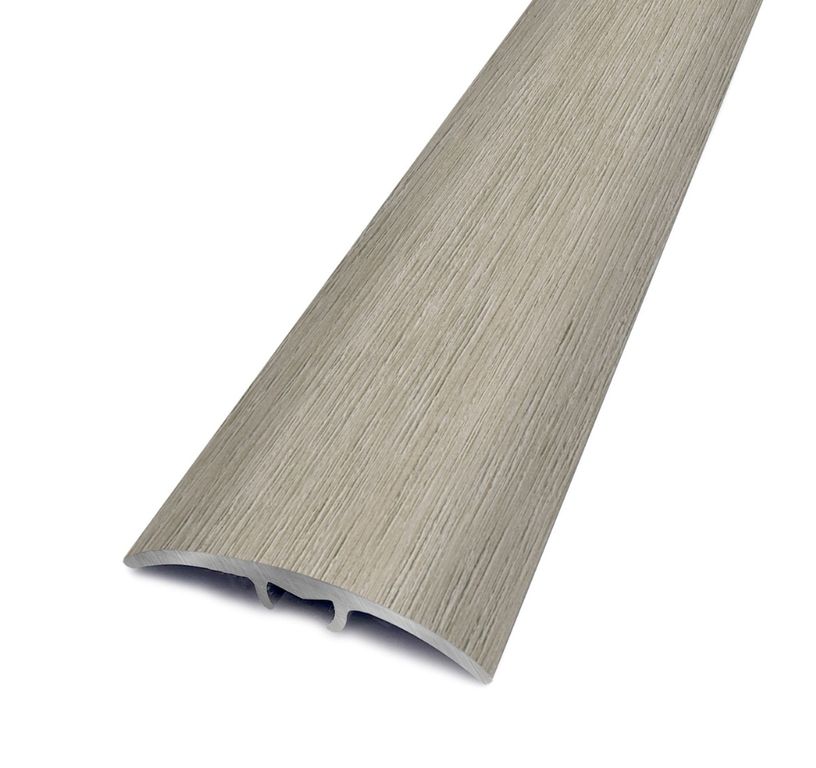 Barre de seuil HARMONY 30 , aluminium, décor Chêne gris clair, l.3.00 x L. 93.00 cm