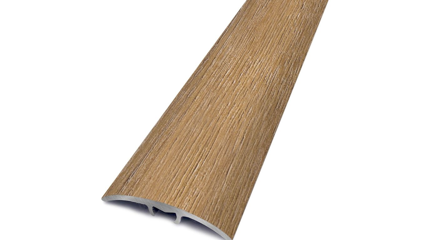 Barre de seuil HARMONY 30 , aluminium, décor Chêne marron moyen , l.3.00 x L. 93.00 cm