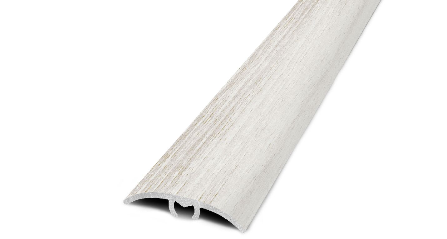 Barre de seuil HARMONY 30 , aluminium, décor chataignier , l.3.00 x L. 93.00 cm