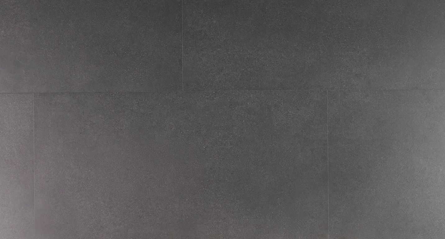 Sol stratifié FACTORY Faus, aspect Béton gris anthracite, dalle 60.10 x 118.30 cm