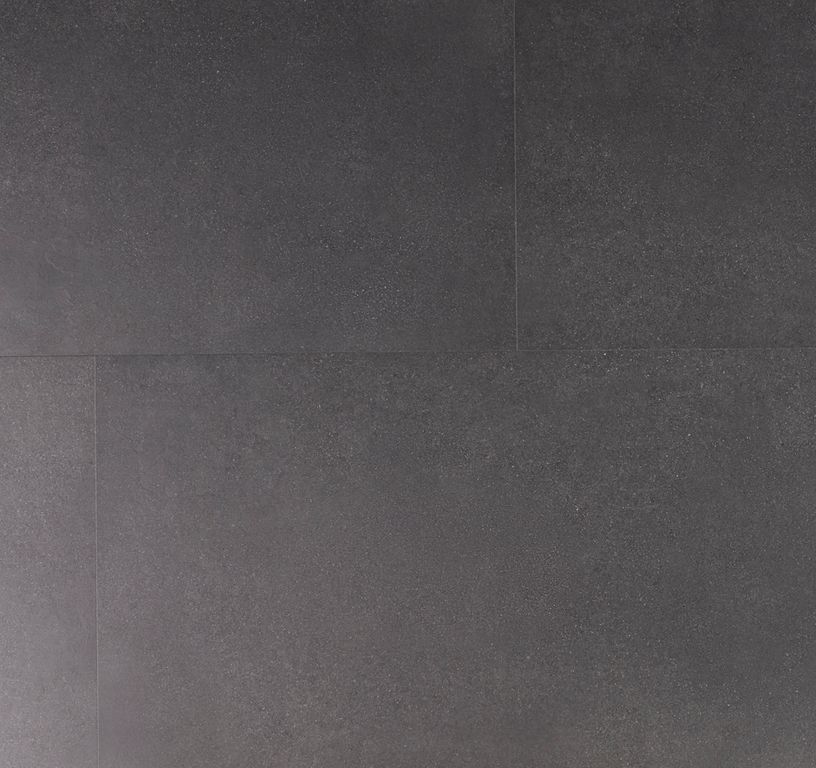 Sol stratifié FACTORY Faus, aspect Béton gris anthracite, dalle 60.10 x 118.30 cm