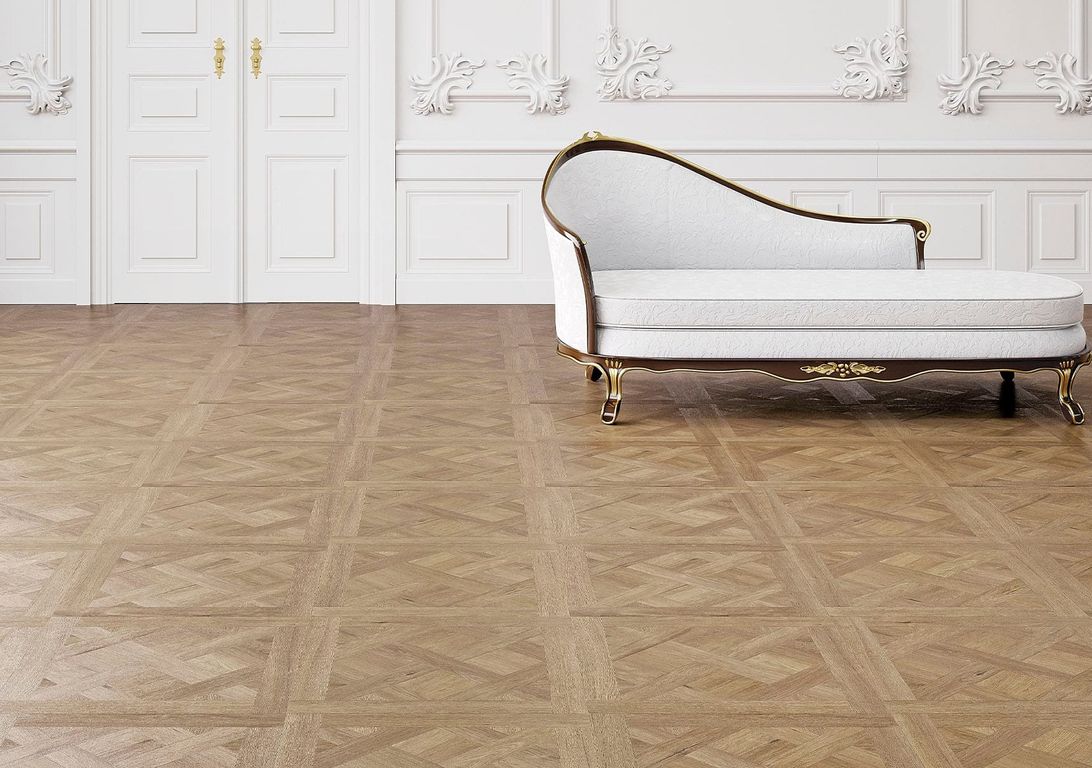 Sol stratifié VERSAILLES Faus, aspect Bois naturel, dalle 60.10 x 118.30 cm