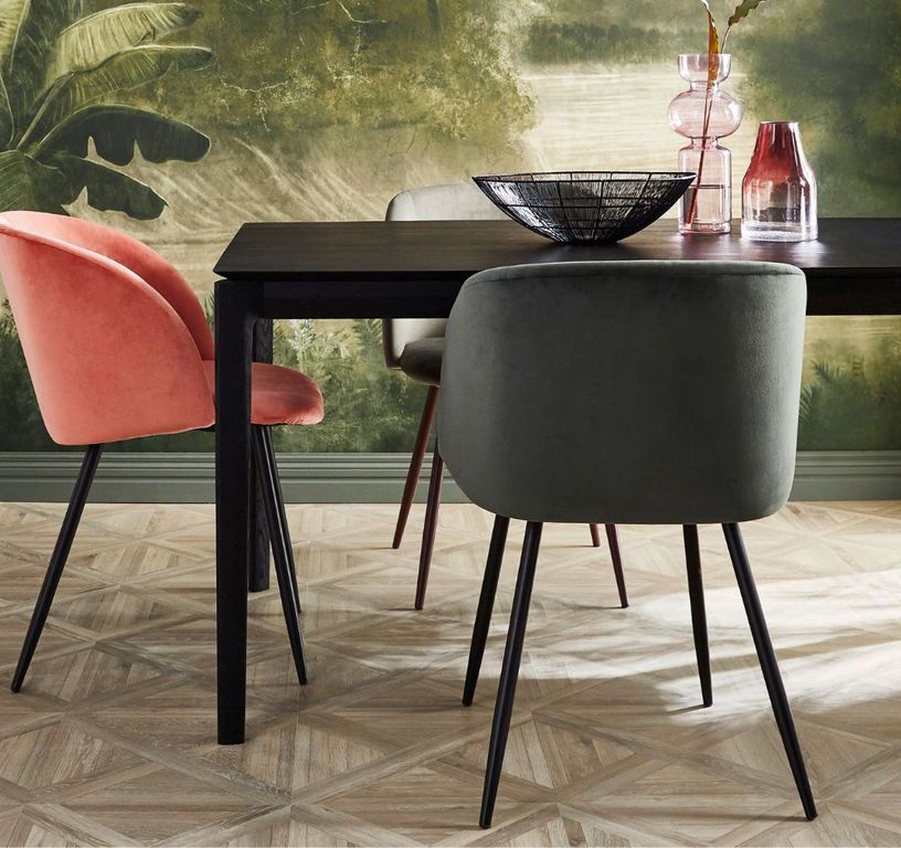 Sol stratifié MARQUETERIE ASPA Faus, aspect Marqueterie cérusé blanc, dalle 39.42 x 118.00 cm