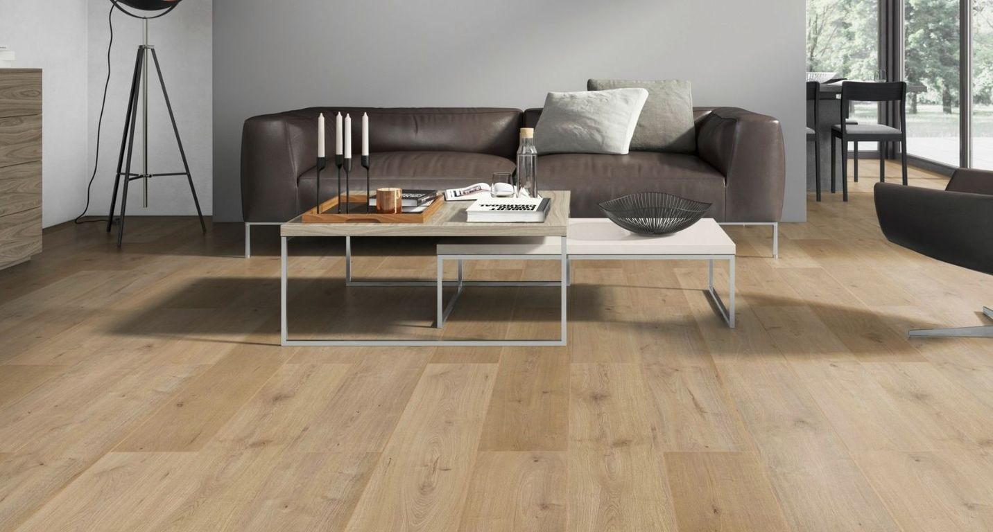 Sol stratifié EASYLIFE 8 MM HYDRO Easylife, aspect Bois naturel, lame 19.20 x 128.50 cm